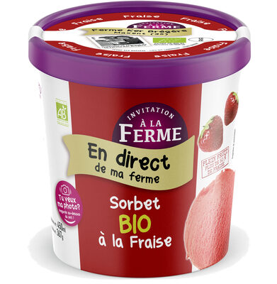 Sorbet bio à la Fraise