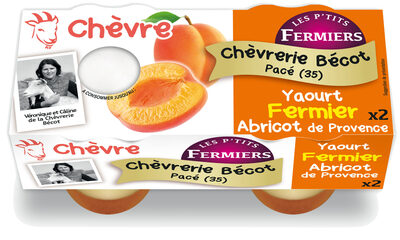 Yaourt chèvre fermier Abricot de Provence