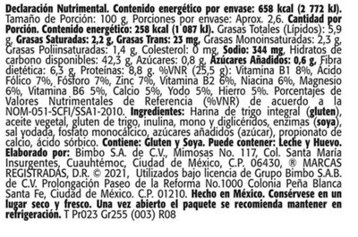 Tortillas de harina Tía Rosa Tortillinas integrales