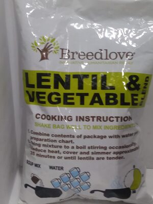 Lentil & Vegetable Blend