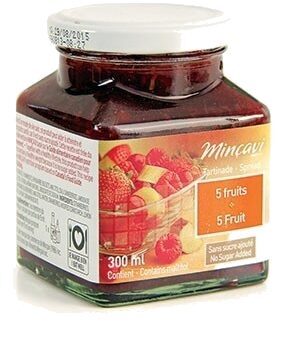 Confiture aux 5 fruits