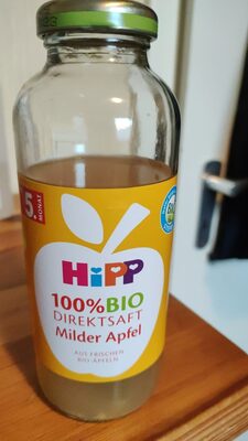 HiPP 100% Bio Direktsaft Milder Apfel front packaging