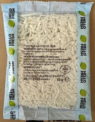 Fromage de chèvre râpé