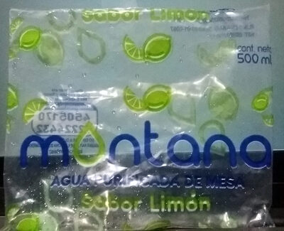 Agua Purificada de Mesa sabor Limón