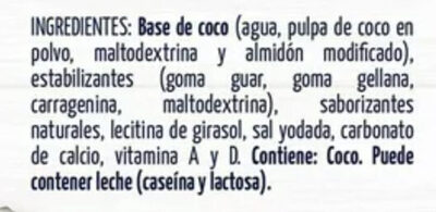 Bebida seeds sabor coco