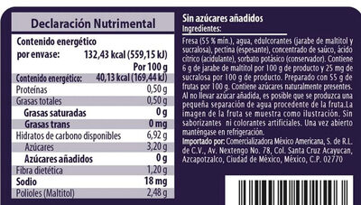 Mermelada Extra Special de fresa sin azúcar