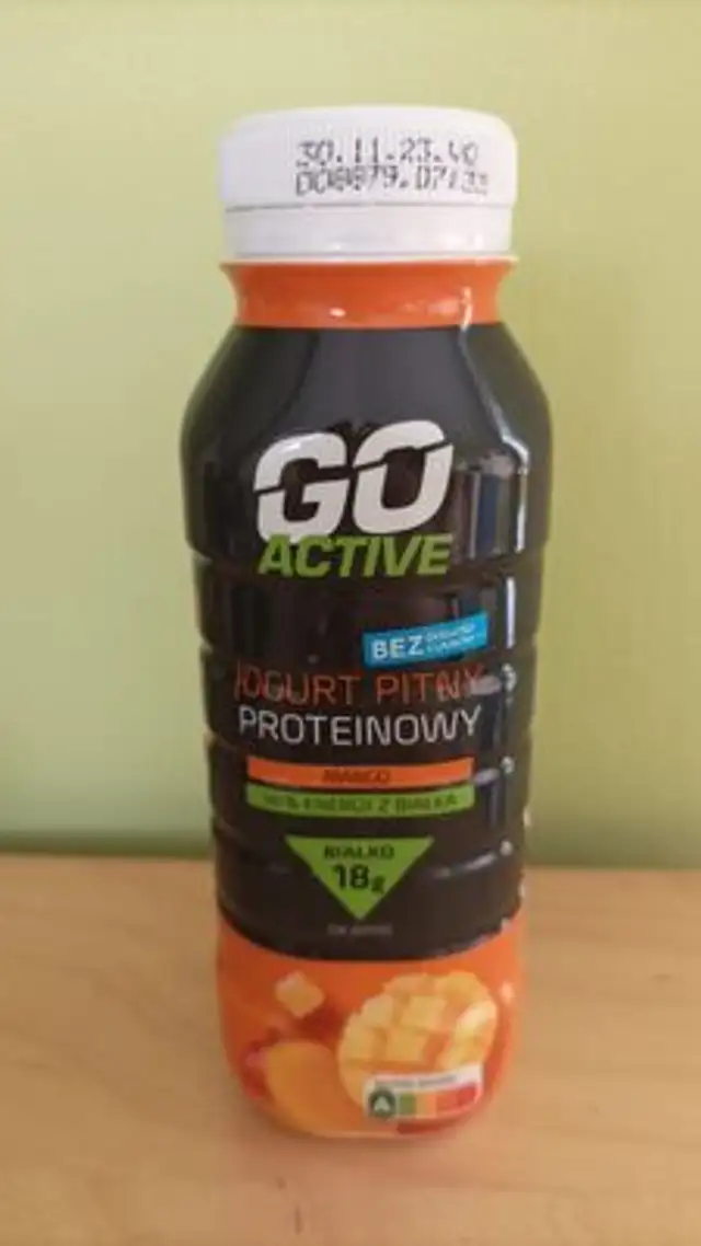 Jogurt pitny proteinowy Mango front packaging