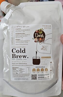 Concentrate Cold Brew Coffee front packaging
