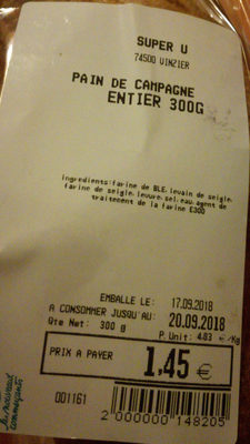 pain de campagne