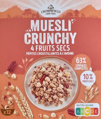 Muesli Crunchy 4 Fruits Secs