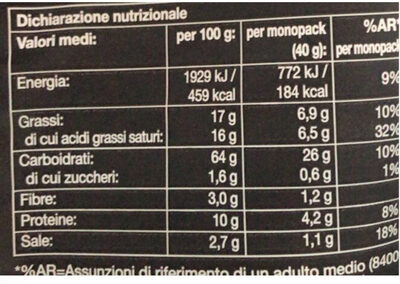 Taralli monoporzione despar