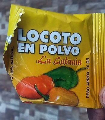 Locoto en Polvo front packaging