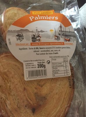 Palmiers pur beurre