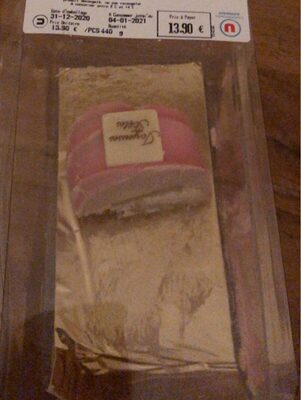 Buche fraise vanille