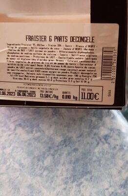 Fraisier 6 parts