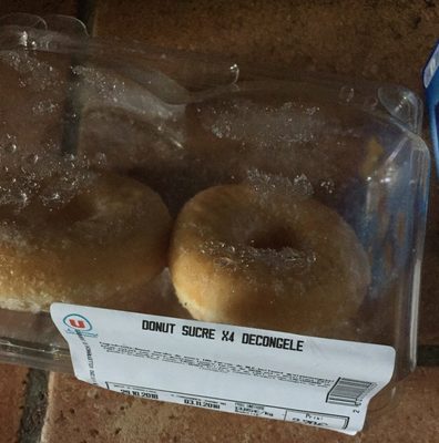 Donut nature sucre decongele