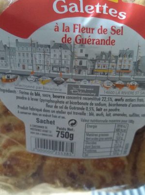 Galettes à la Fleur de Sel de Guérande