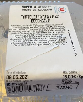 Tarte aux myrtilles