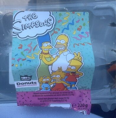 Donuts Brown Glazed The Simpsons