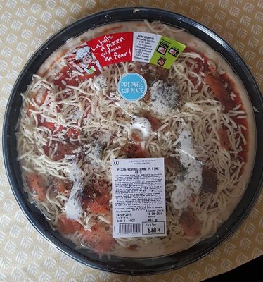 Pizza Norvégienne pâte fine