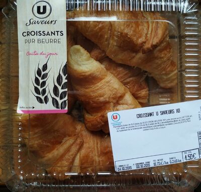 Croissants pur beurre front packaging