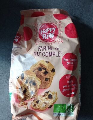 Farine de riz complet front packaging