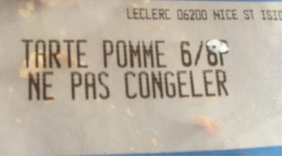 Tarte aux pommes