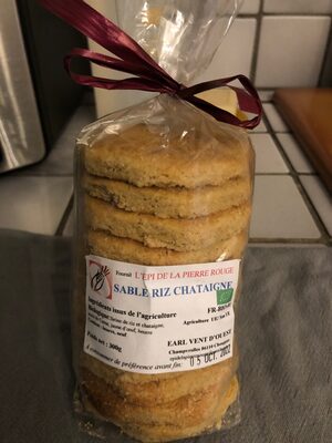 Sablé riz châtaigne