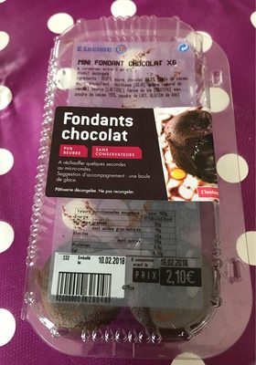 Fondants chocolat