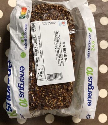 Pain energus 10+ ingredients label