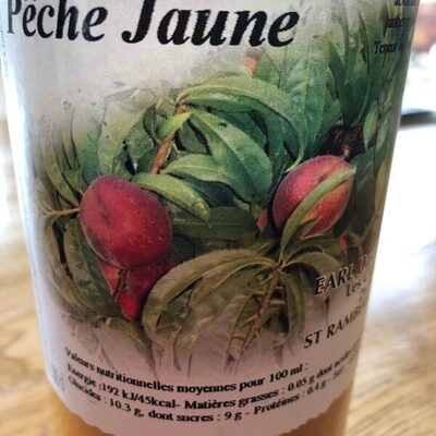 Nectar pêche jaune