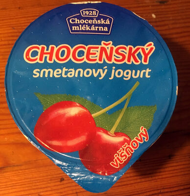 Choceňský smetanový jogurt višňový