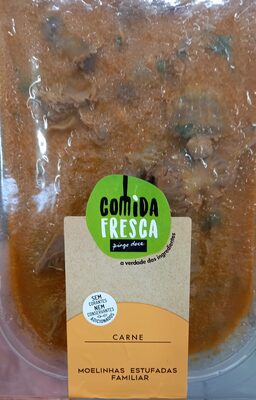 Moelinhas Estufadas Familiar front packaging