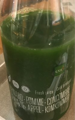 Jus epinard pomme concombre
