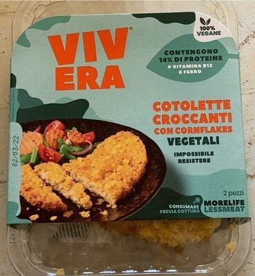 Cotolette croccanti con cornflakes vegetali