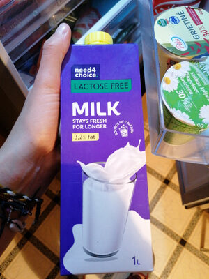 milk front packaging