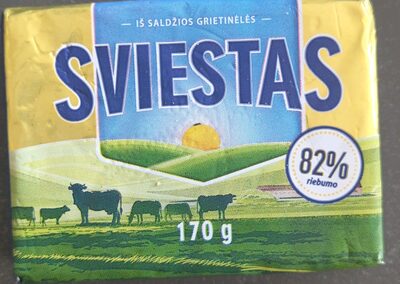 sviestas 82%