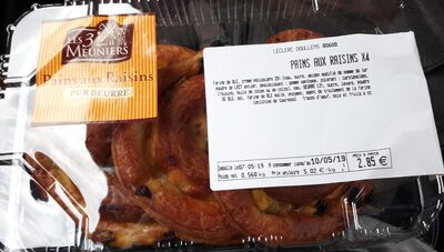 Pains aux raisins x4