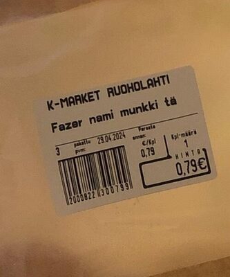 Nami munkki front packaging