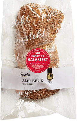 Alpebrød Halvstekt 600g Jacobs Utvalgte