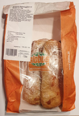 Mandelrolle (Blätterteiggeböck mit Mandeln)