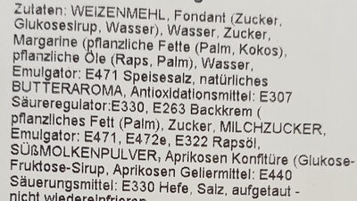 Streuselchen 2er ingredients label