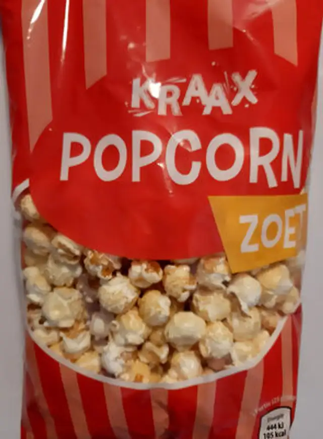 Popcorn Zoet front packaging