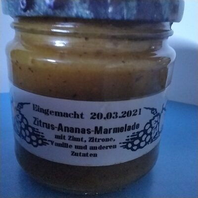 Zitrus-Ananas-Marmelade