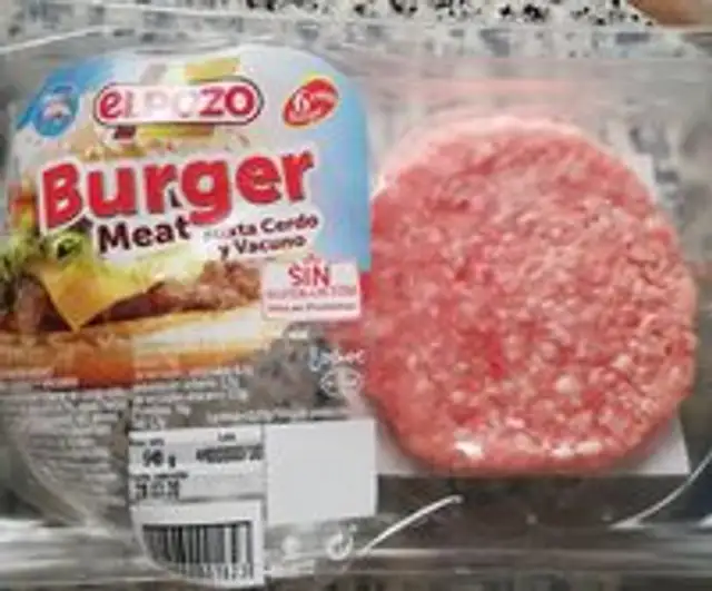 Burger Meat De Vacuno Y Cerdo