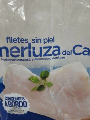 Filetes sin piel merluza del Cabo