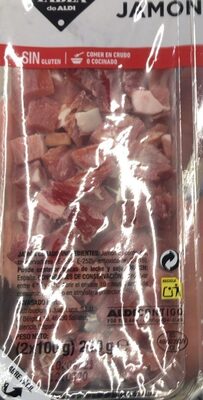 Tacos de jamón curado