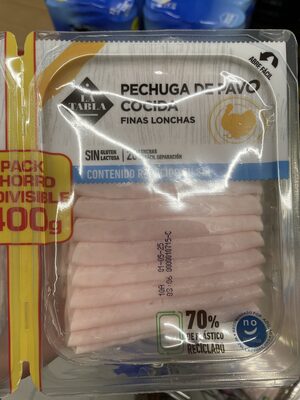 Pechuga de pavo cocida