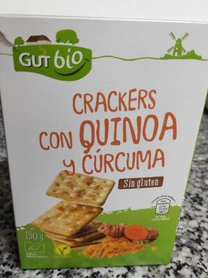 Crackers con quinoa y cúrcuma