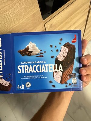 Sandwich sabor a stracciatella